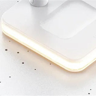 Elite iPhone 3-in-1 Magnetic Wireless Charging Station, 30W Fast-Charge Stand with LED Lamp and Built-In Cooling Fan