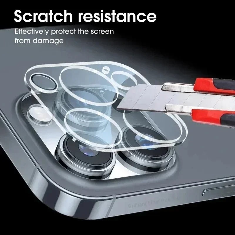 Elite iPhone Camera Lens Protector Glass – Full Cover Tempered Glass Shield, Scratch & Impact Protection, Crystal Clear Lens Guard Film