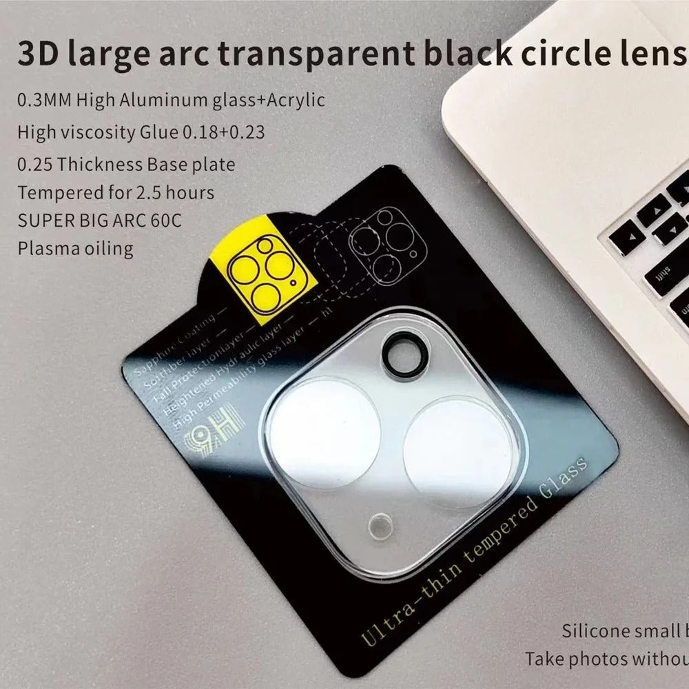 Elite iPhone Camera Lens Protector Glass – Full Cover Tempered Glass Shield, Scratch & Impact Protection, Crystal Clear Lens Guard Film