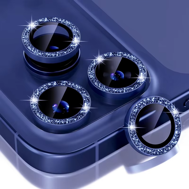 Elite iPhone Camera Lens Protector – Diamond Metal Protective Glass with Precision Fit, Scratch Resistance & Shatter Protection for Rear Camera Lenses