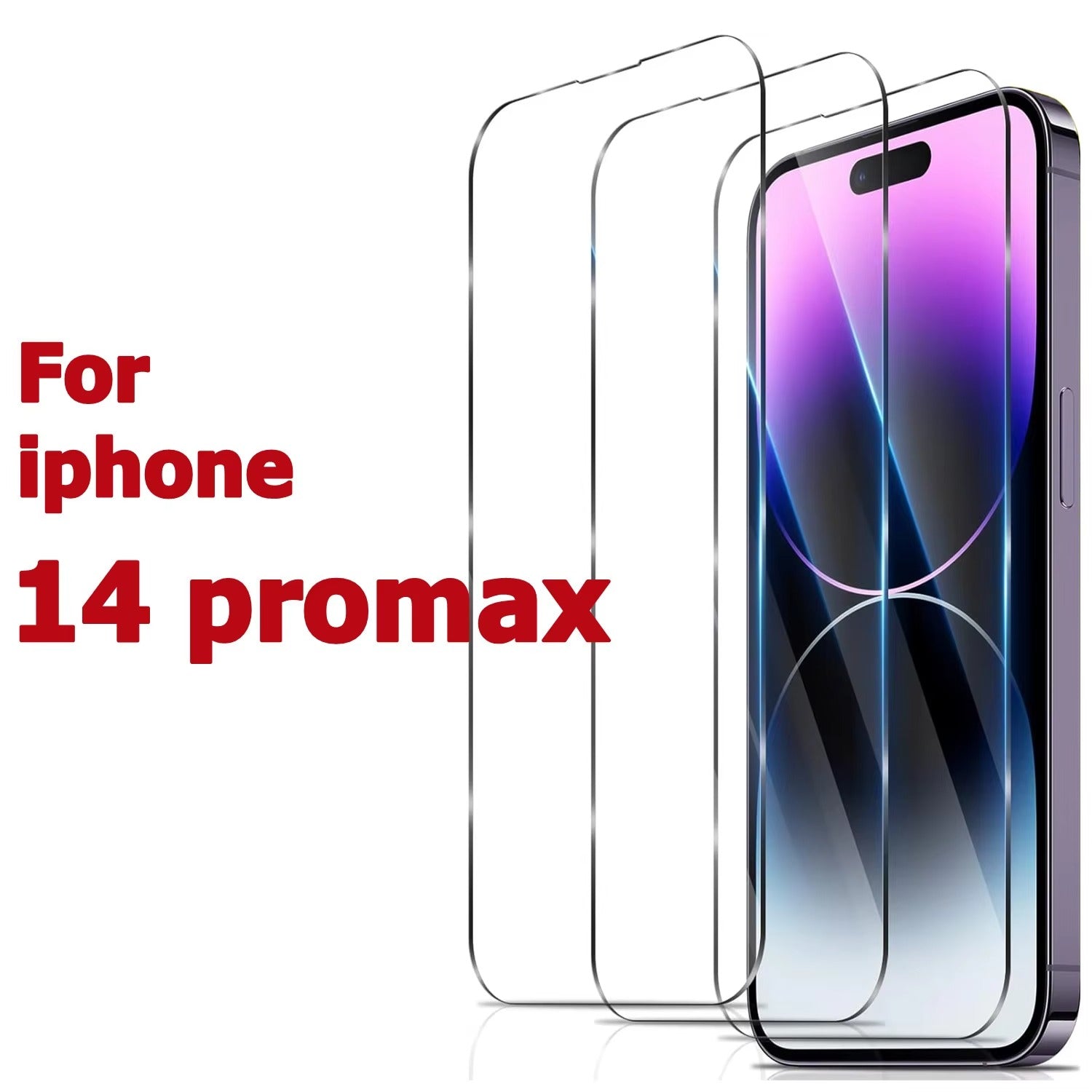 Elite iPhone HD Screen & Camera Lens Protector – Tempered Glass Display Shield with Scratch-Resistant, Shatter-Protective Clarity for Front Screen and Lens