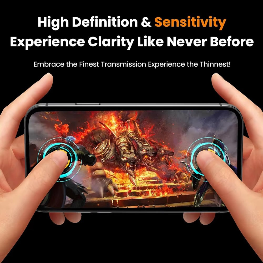 Elite iPhone HD Screen & Camera Lens Protector – Tempered Glass Display Shield with Scratch-Resistant, Shatter-Protective Clarity for Front Screen and Lens