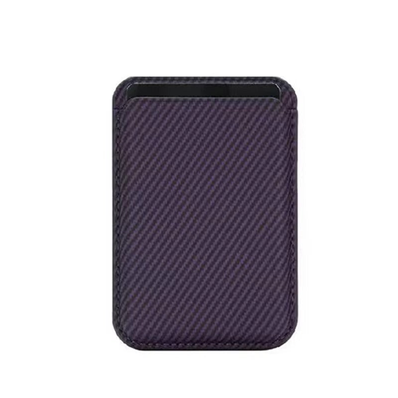 Elite iPhone MagSafe Carbon Fiber Card Holder Wallet, Strong Magnetic Slim Case with Secure ID & Credit Card Storage
