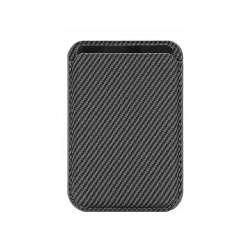 Elite iPhone MagSafe Carbon Fiber Card Holder Wallet, Strong Magnetic Slim Case with Secure ID & Credit Card Storage
