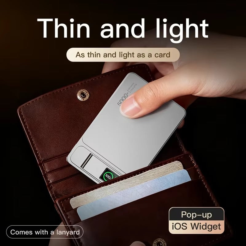 Elite iPhone Magnetic Wireless Power Bank, Fast-Charge Portable Battery with Digital Display and Metal Shell Design