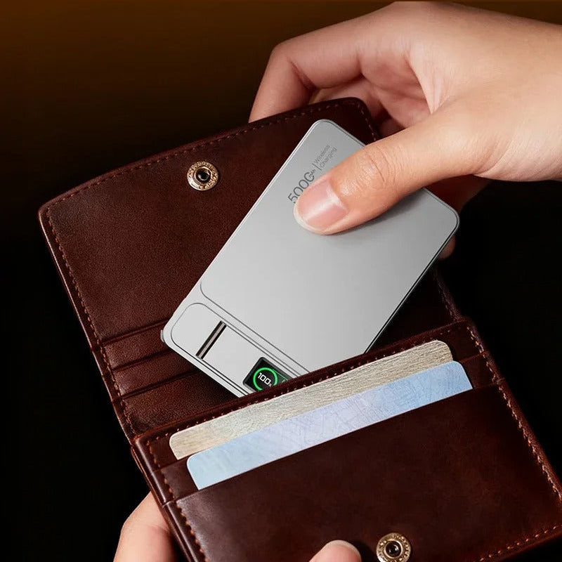 Elite iPhone Magnetic Wireless Power Bank, Fast-Charge Portable Battery with Digital Display and Metal Shell Design