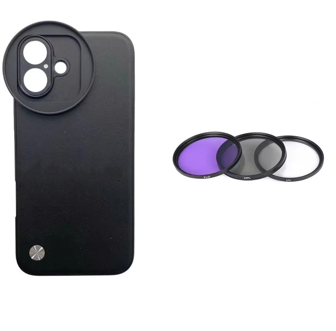 High-Quality Phone Camera Lens Case with 58mm Thread Filter Interface, Tough Full Coverage Build, Anti-Fingerprint Anti-Dust Protection