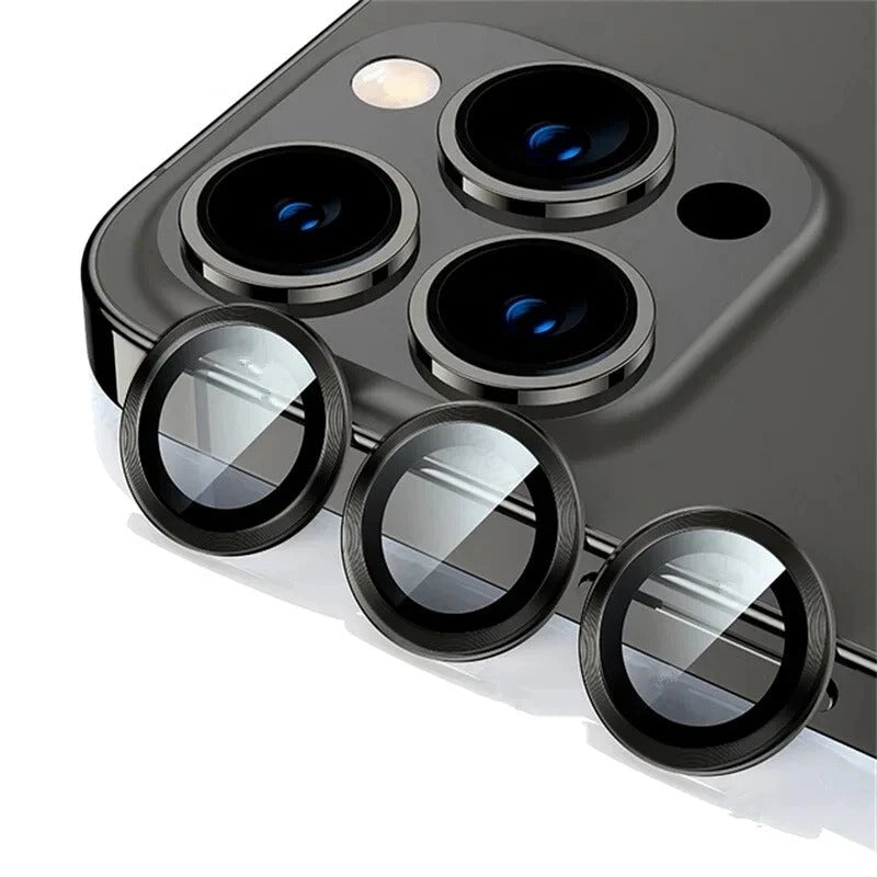 High-Quality iPhone Camera Lens Glass Protector – Clear Protective Coverage with Scratch Resistance, Shatter Protection & Precision Fit for Rear Lenses