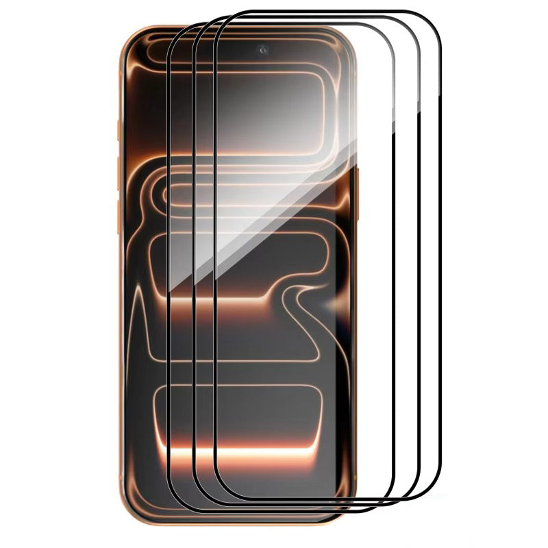 High-Quality iPhone HD Clear Tempered Glass Screen Protector – Full-Screen Display Protection, Smooth Touch Clarity, Fingerprint Resistance & Shatter Defense