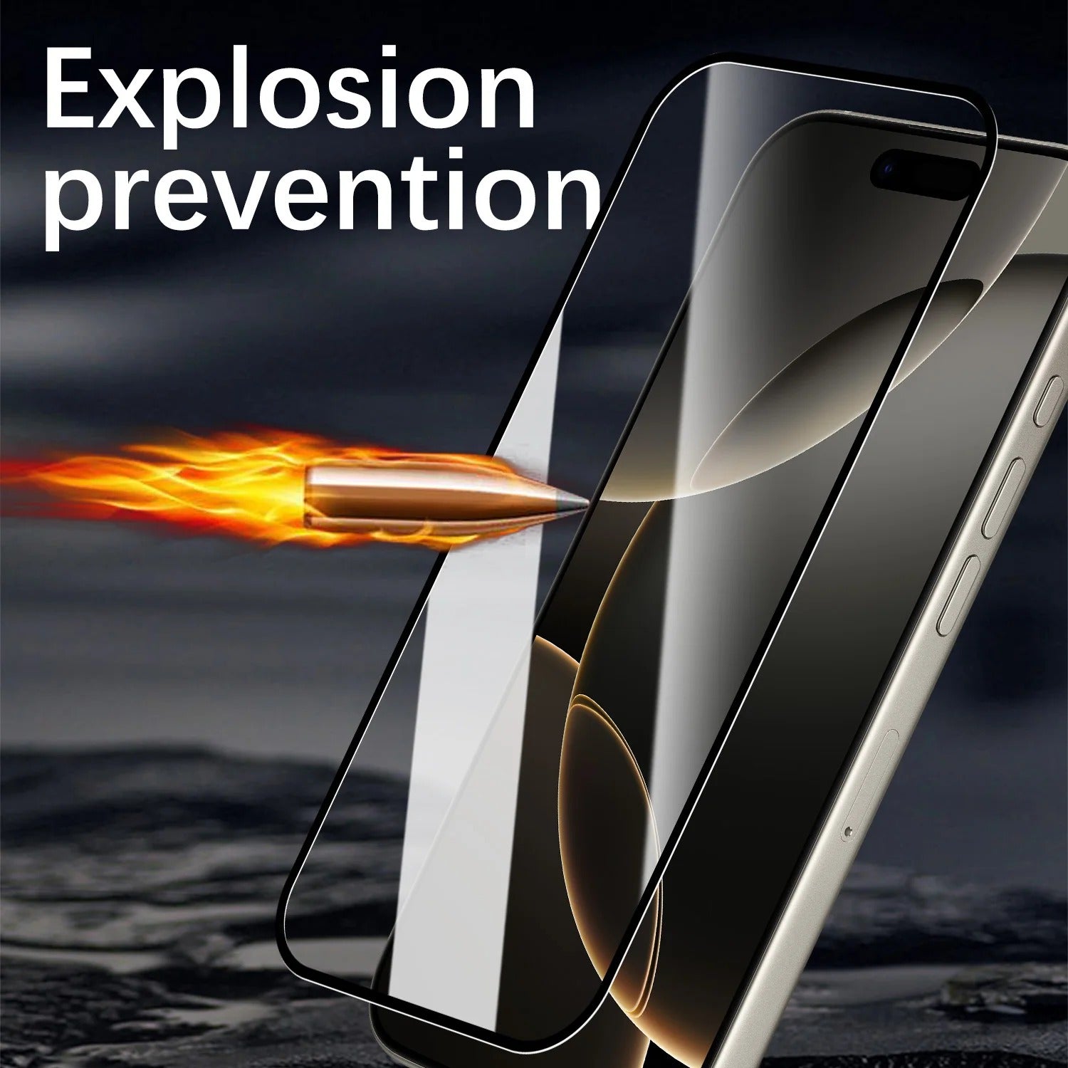 High-Quality iPhone HD Clear Tempered Glass Screen Protector – Full-Screen Display Protection, Smooth Touch Clarity, Fingerprint Resistance & Shatter Defense