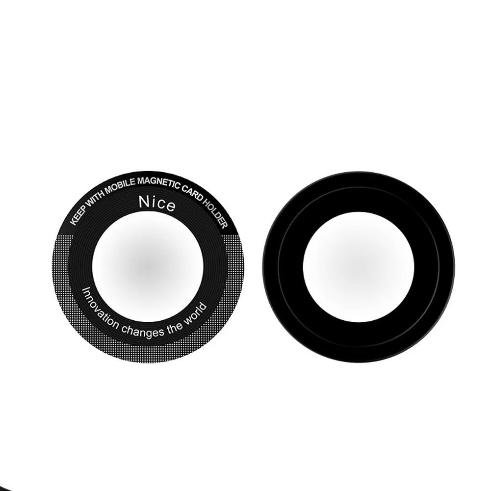 High-Quality iPhone MagSafe Magnetic Metal Ring Adapter, Universal Sticker Plate for Wireless Charging & Car Mount Compatibility