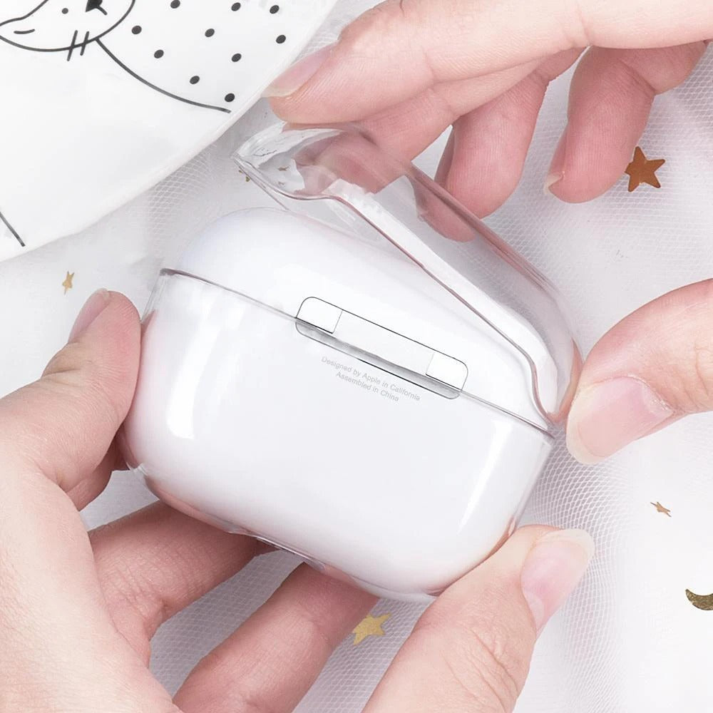 Luxury AirPods Protective Case Max Leather Smart Sleep, Premium Storage Bag with Full Coverage Protection for Headphones