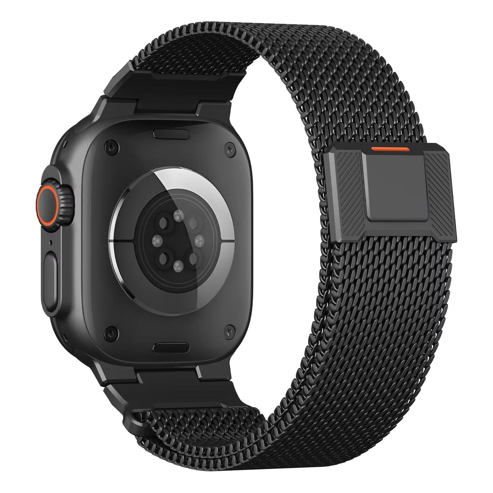 Luxury Apple Watch Milanese Loop Band, Magnetic Metal Bracelet Strap for 38–49mm Smartwatches