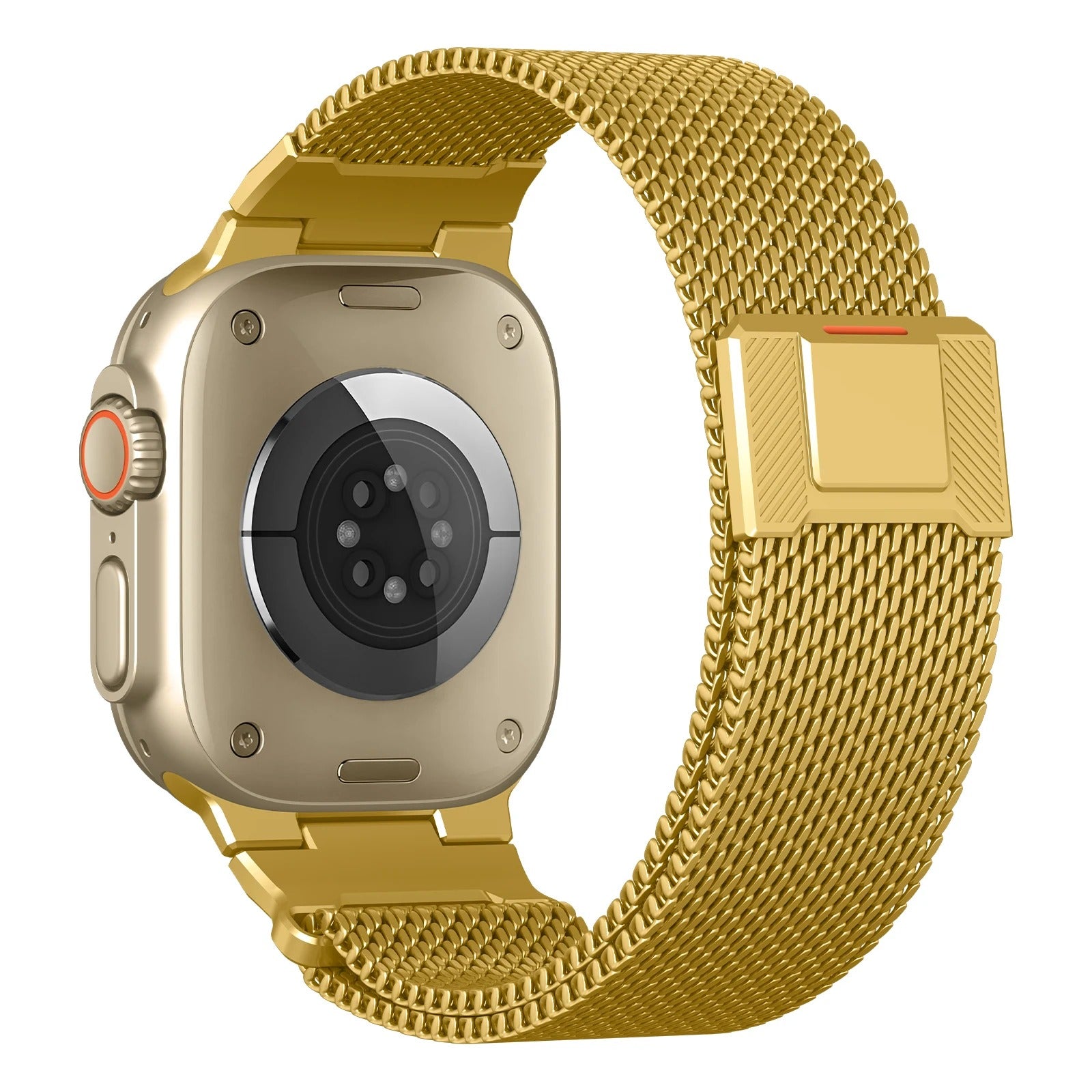 Luxury Apple Watch Milanese Loop Band, Magnetic Metal Bracelet Strap for 38–49mm Smartwatches