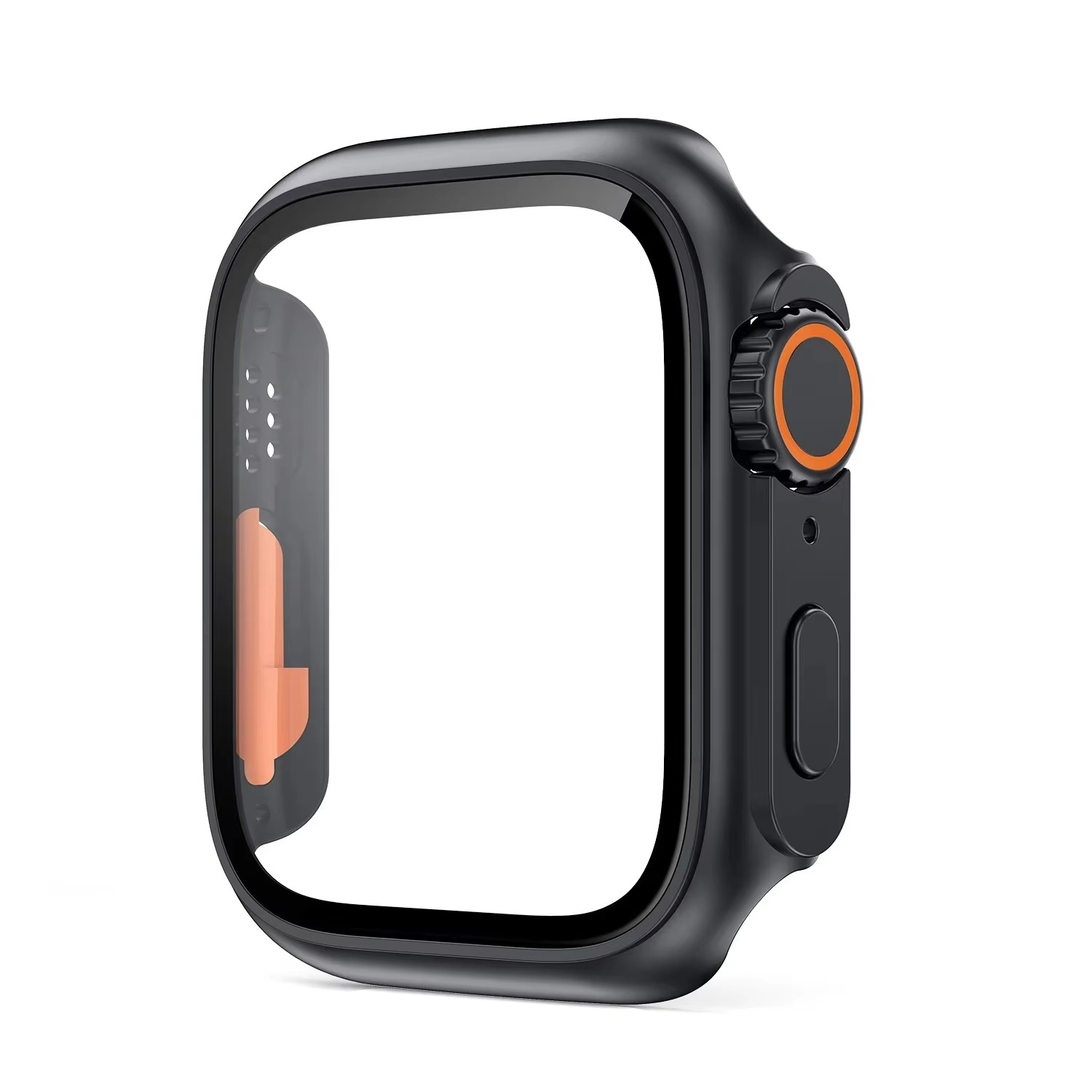 Luxury Glass Case For Apple Watch with Screen Protector, Full Protective Bumper Cover for Series 10, 9, 8, 7, SE & 38–46mm Sizes