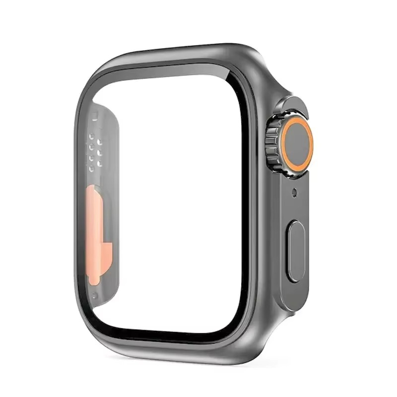 Luxury Glass Case For Apple Watch with Screen Protector, Full Protective Bumper Cover for Series 10, 9, 8, 7, SE & 38–46mm Sizes