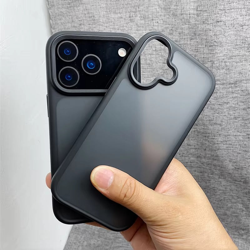 Luxury iPhone Case — MagSafe-Compatible Shockproof Matte Hard Cover with Camera Control Button, Translucent Frosted Anti-Fingerprint Non-Slip Design