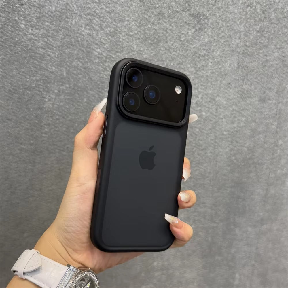 Luxury iPhone Case — MagSafe-Compatible Shockproof Matte Hard Cover with Camera Control Button, Translucent Frosted Anti-Fingerprint Non-Slip Design