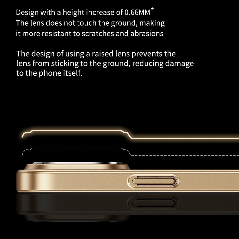 Luxury iPhone Case — Matte Magnetic MagSafe Camera Protection with Shockproof Hard Thin Cover, Anti-Fingerprint, Anti-Scratch, Dustproof Non-Slip Bumper