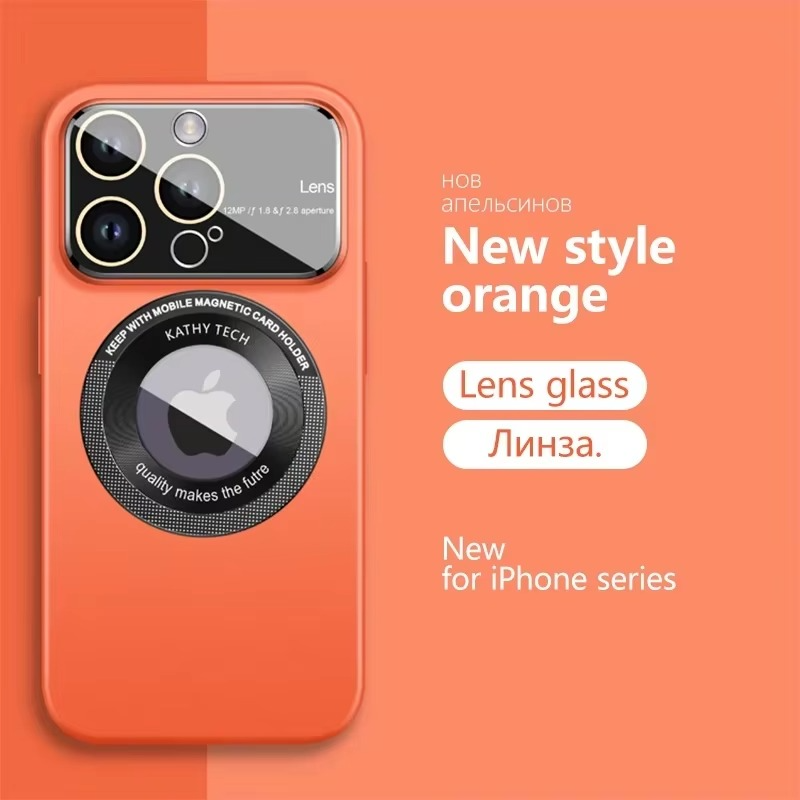 Luxury iPhone Case — Matte Magnetic MagSafe Wireless-Charging Cover with Lens Protection, Shockproof, Anti-Fingerprint, Anti-Scratch, Dustproof Full Coverage Design