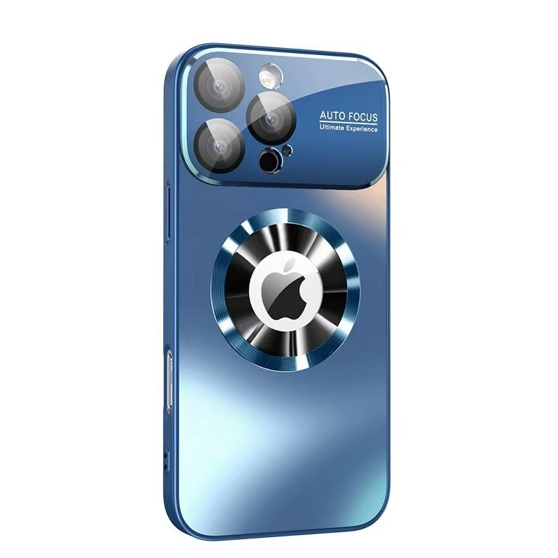 Luxury iPhone Case — Titanium Metallic Matte Magnetic MagSafe Compatible Cover with Lens Protection, Anti-Fingerprint, Anti-Scratch, Dustproof, Lightweight Design