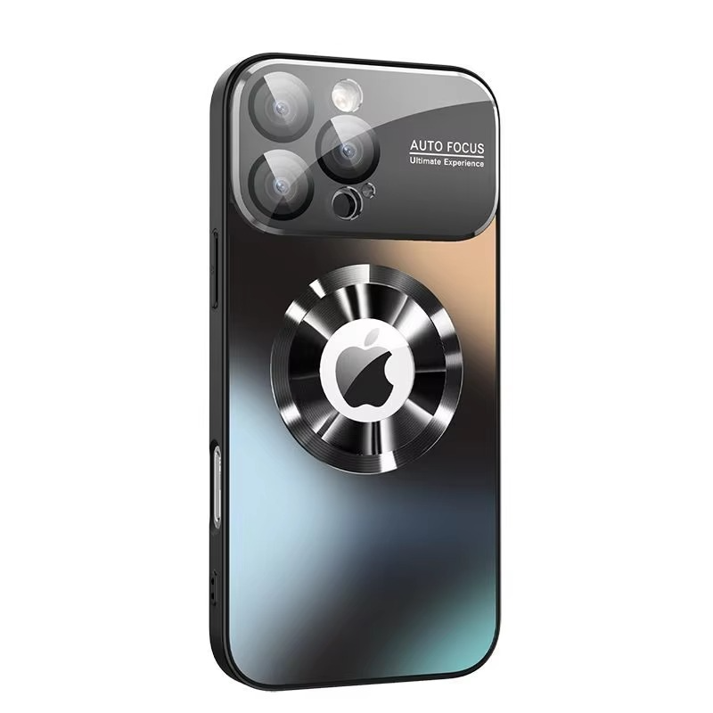Luxury iPhone Case — Titanium Metallic Matte Magnetic MagSafe Compatible Cover with Lens Protection, Anti-Fingerprint, Anti-Scratch, Dustproof, Lightweight Design