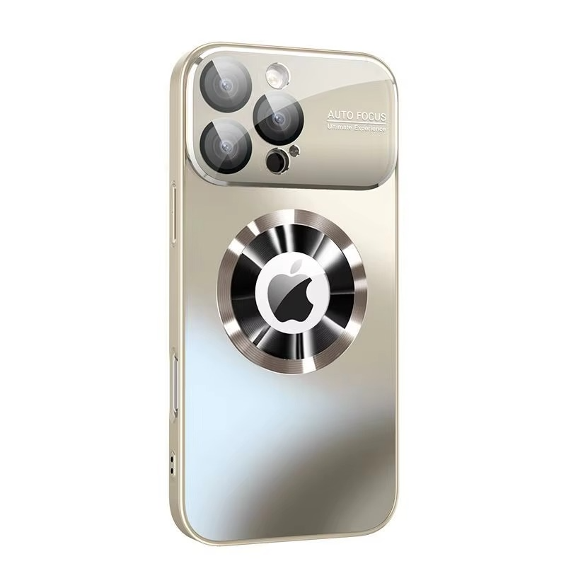 Luxury iPhone Case — Titanium Metallic Matte Magnetic MagSafe Compatible Cover with Lens Protection, Anti-Fingerprint, Anti-Scratch, Dustproof, Lightweight Design