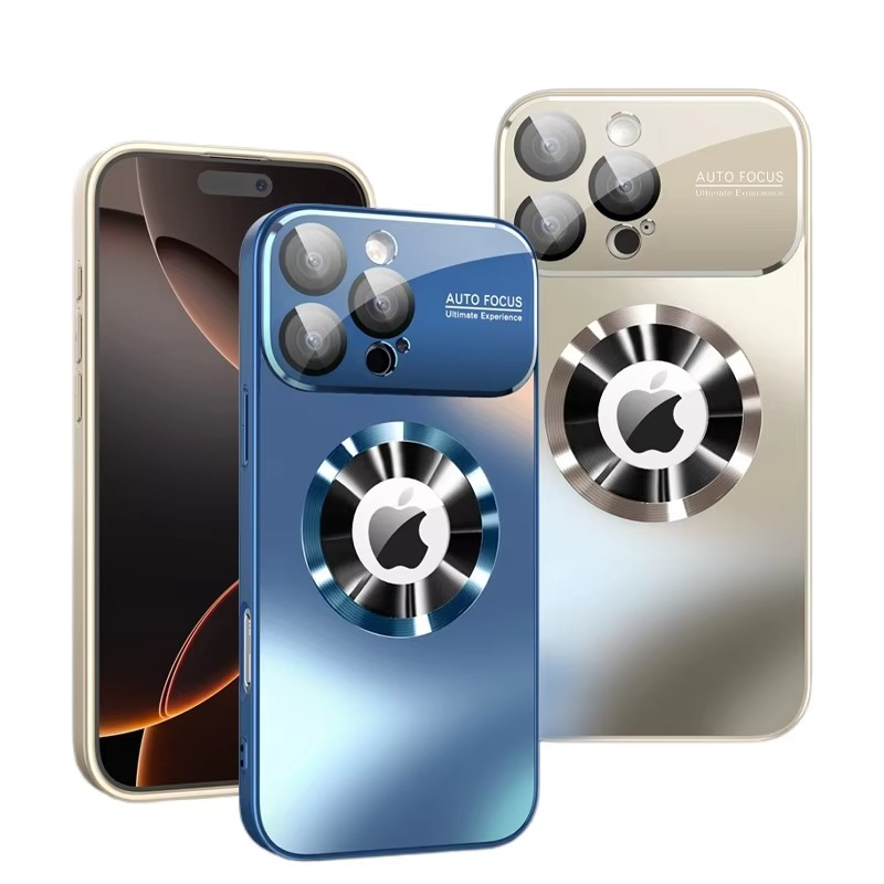 Luxury iPhone Case — Titanium Metallic Matte Magnetic MagSafe Compatible Cover with Lens Protection, Anti-Fingerprint, Anti-Scratch, Dustproof, Lightweight Design
