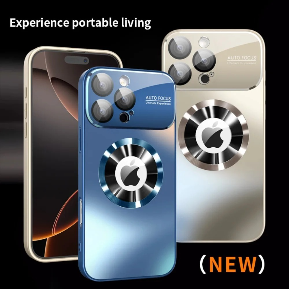Luxury iPhone Case — Titanium Metallic Matte Magnetic MagSafe Compatible Cover with Lens Protection, Anti-Fingerprint, Anti-Scratch, Dustproof, Lightweight Design