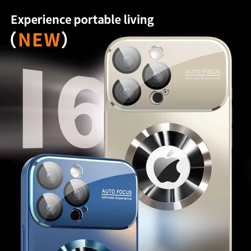 Luxury iPhone Case — Titanium Metallic Matte Magnetic MagSafe Compatible Cover with Lens Protection, Anti-Fingerprint, Anti-Scratch, Dustproof, Lightweight Design