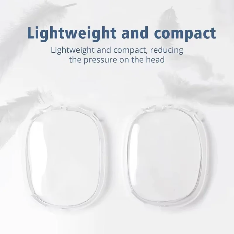 Luxury Transparent TPU AirPods Max Case – Soft Anti-Scratch Protective Cover Sleeve Accessories