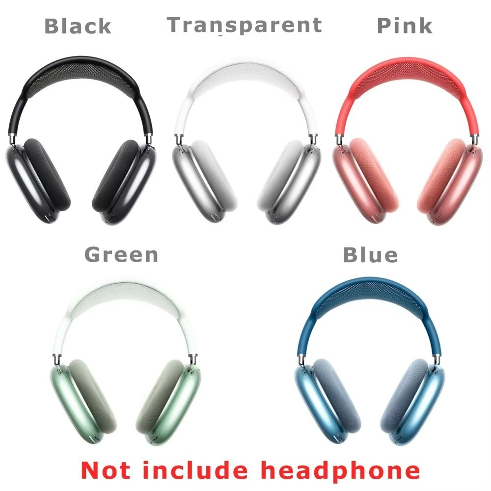 Luxury Transparent TPU AirPods Max Case – Soft Anti-Scratch Protective Cover Sleeve Accessories