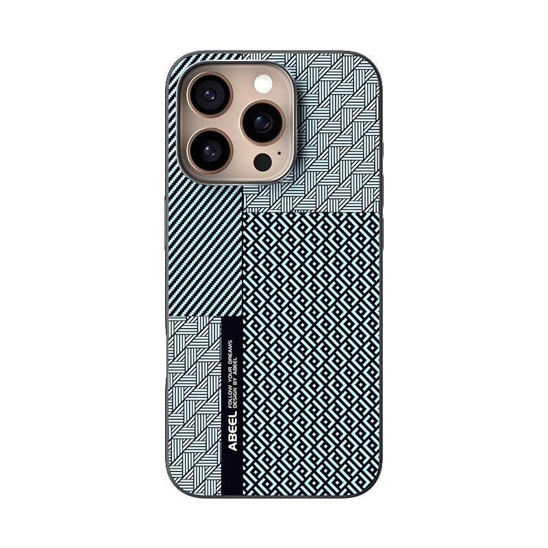 Luxury iPhone Case — 3D Embossed Invisible Magnetic Cover with Skin-Feel Frosted Back, Shockproof Dual-Layer Protection & Ultra-Slim Matte Full-Coverage Design