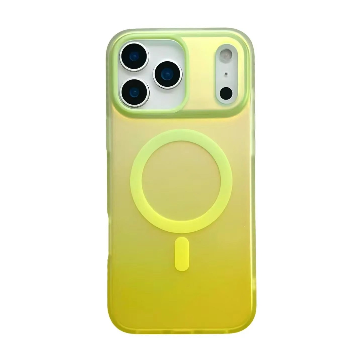 Luxury iPhone Case — Aurora Gradient Magnetic Cover with Shockproof Lightweight Design, Double-Color Finish and Non-Slip Wireless-Charging Compatibility