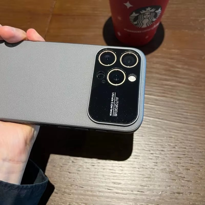 Luxury iPhone Case — Built-In MagSafe Heat-Dissipation Leather-Texture Cover with Shockproof Anti-Fingerprint Dustproof Non-Slip Slim Design