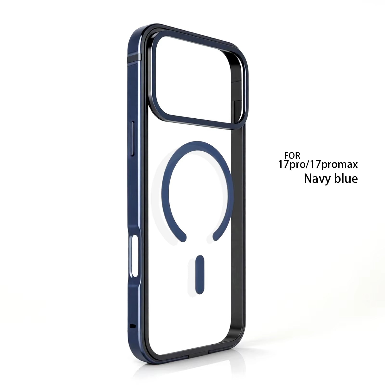 Luxury iPhone Case — High-End Metal Frame MagSafe Cover with HD Acrylic Backplate and Durable Shockproof Protective Design