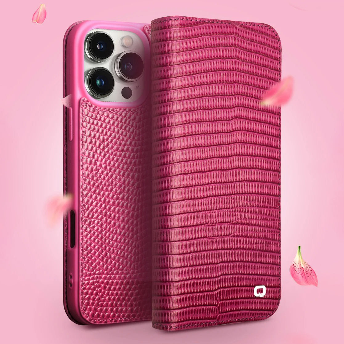 Luxury iPhone Case — Honxury Genuine Leather Flip Cover with Card Slot, Ultra-Slim Protective Design for iPhone 15 Pro Max and Mini