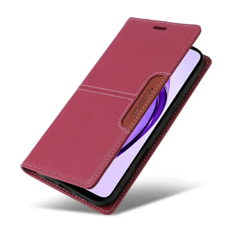 Luxury iPhone Case — Leather Wallet Cover with RFID Protection, Magnetic Card Holder, Shockproof and Anti-Fingerprint Full-Protection Design