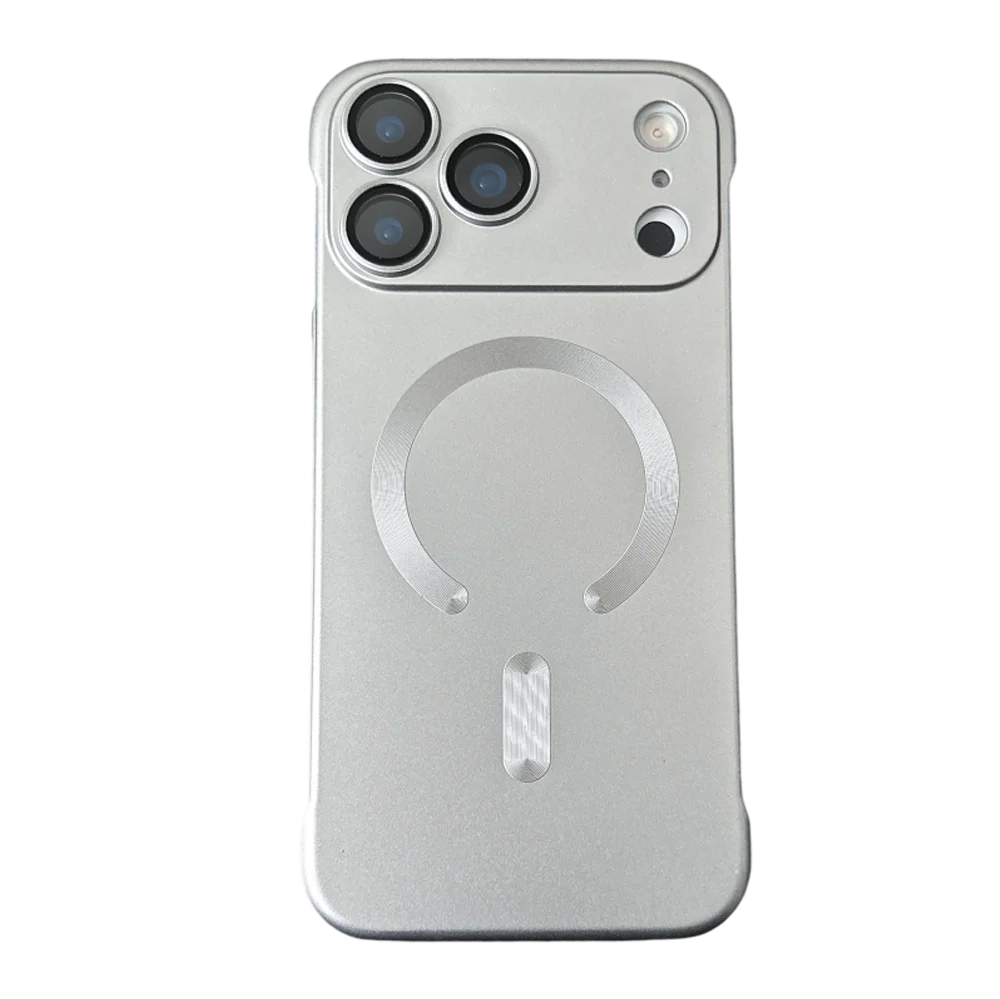 Luxury iPhone Case — Magnetic, Shockproof, Anti-Fingerprint, Anti-Scratch, Dustproof Matte Anti-Glare Non-Slip Frameless Solid Cover with Wireless Charging Support