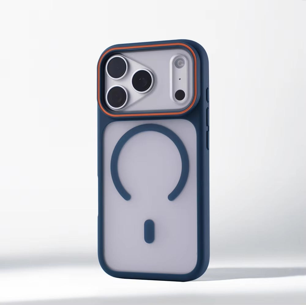 Luxury iPhone Case — Magnetic, Shockproof, Anti-Fingerprint, Anti-Scratch, Dustproof Matte Anti-Glare Translucent Full-Coverage Non-Slip Cover with MagSafe Wireless Charging Support
