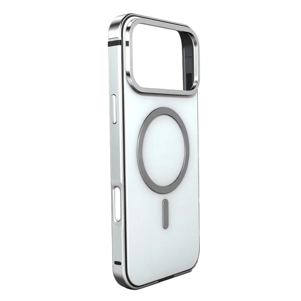Luxury iPhone Case — Original MagSafe Magnetic Aluminum Alloy Metal Frame Anti-Drop Protective Cover