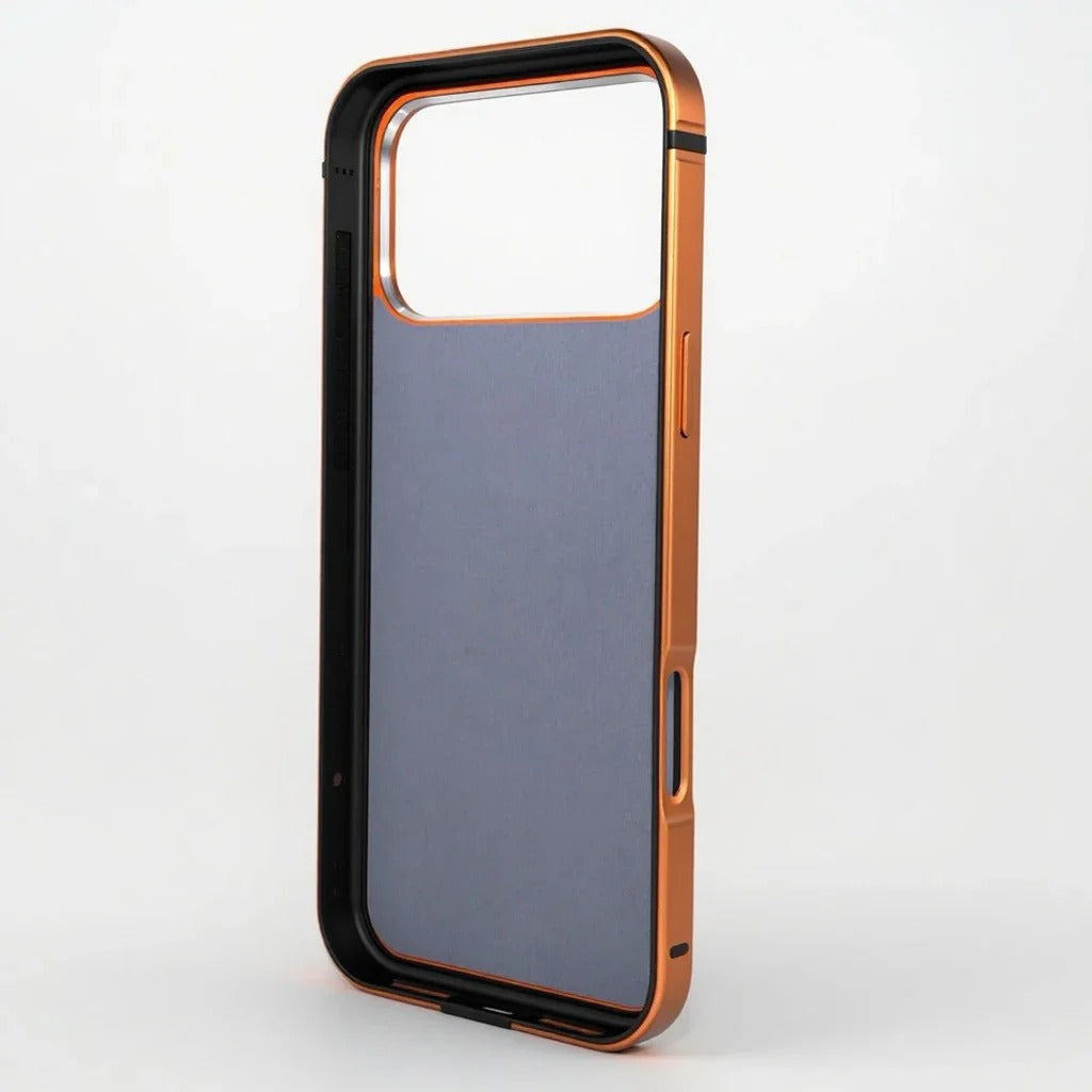 Luxury iPhone Case — Original MagSafe Magnetic Aluminum Alloy Metal Frame Anti-Drop Protective Cover