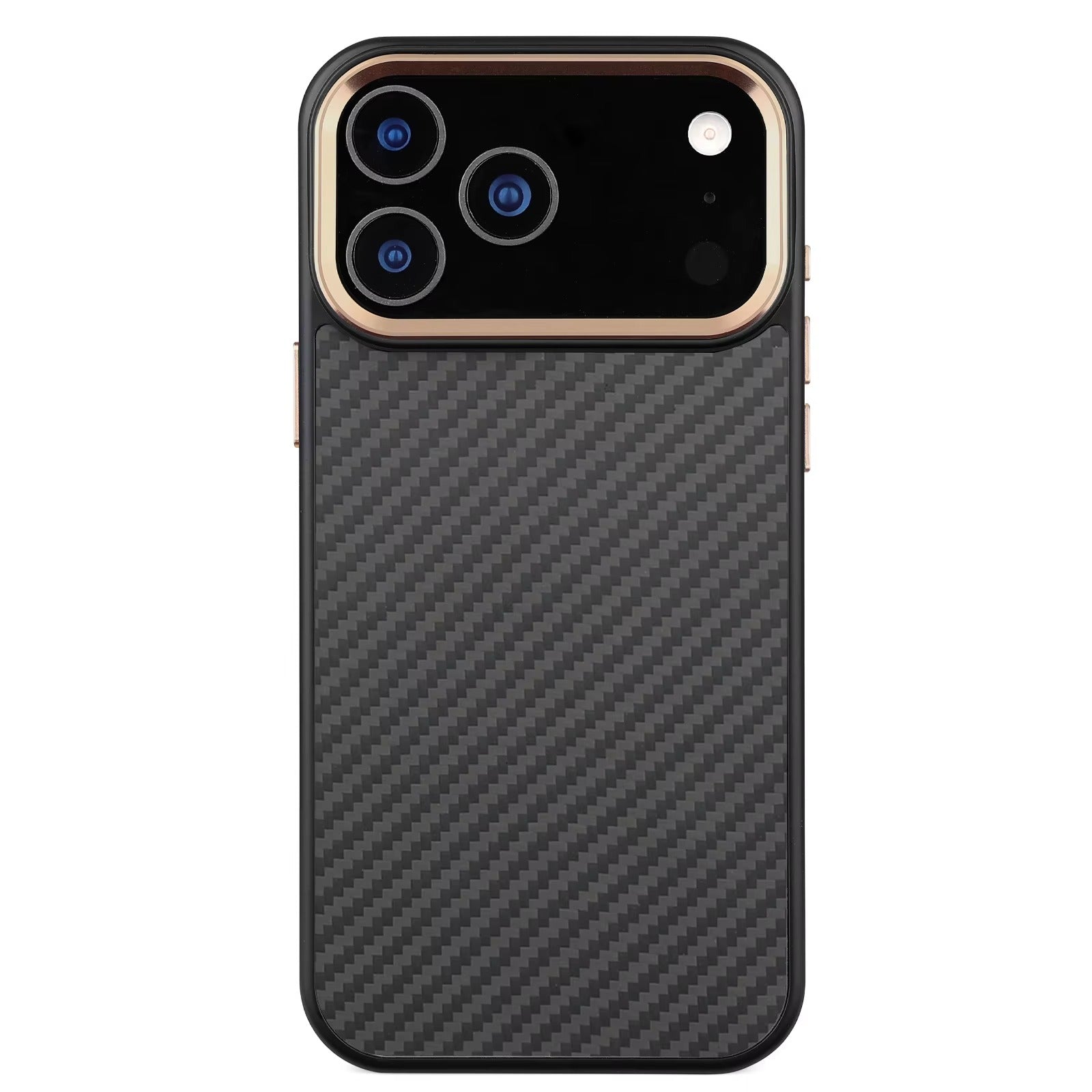 Luxury iPhone Case — Real Aramid Kevlar Fiber Full-Coverage Magnetic Cover with Wireless Charging and MagSafe Compatibility