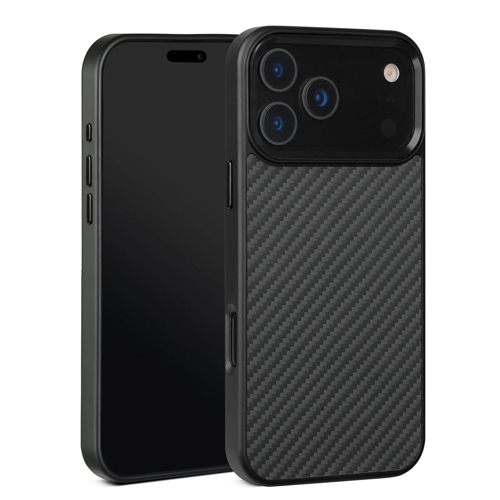 Luxury iPhone Case — Real Aramid Kevlar Fiber Full-Coverage Magnetic Cover with Wireless Charging and MagSafe Compatibility