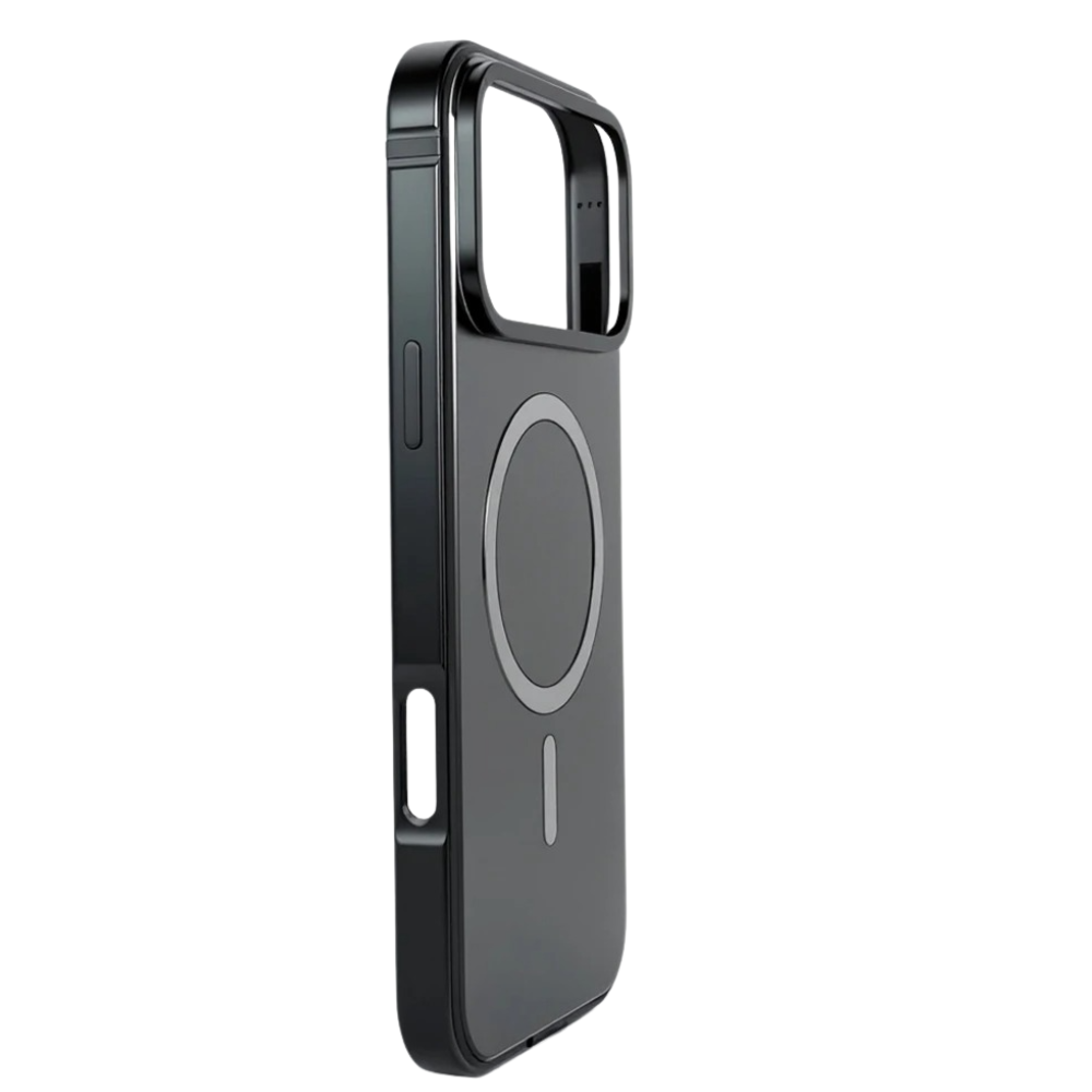 Luxury iPhone Case — Titanium Alloy Magnetic MagSafe Cover with Wireless Charging, Shockproof Aluminum Bumper and PC+TPU Back Design