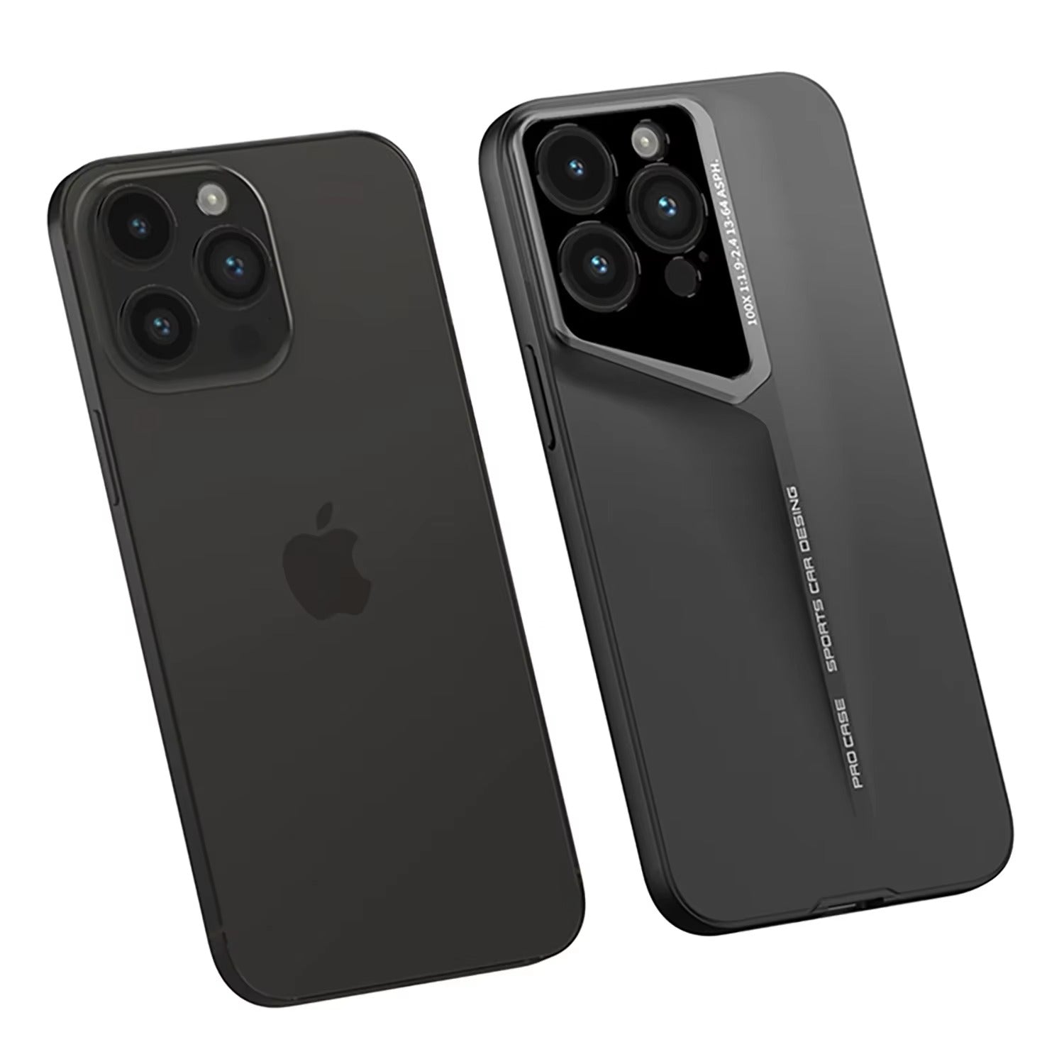 Luxury iPhone Case — Ultra-Thin Blade Titanium-Style Cover with Shockproof Lens Protection, Lightweight Non-Slip Design & Skin-Safe Fashion Finish