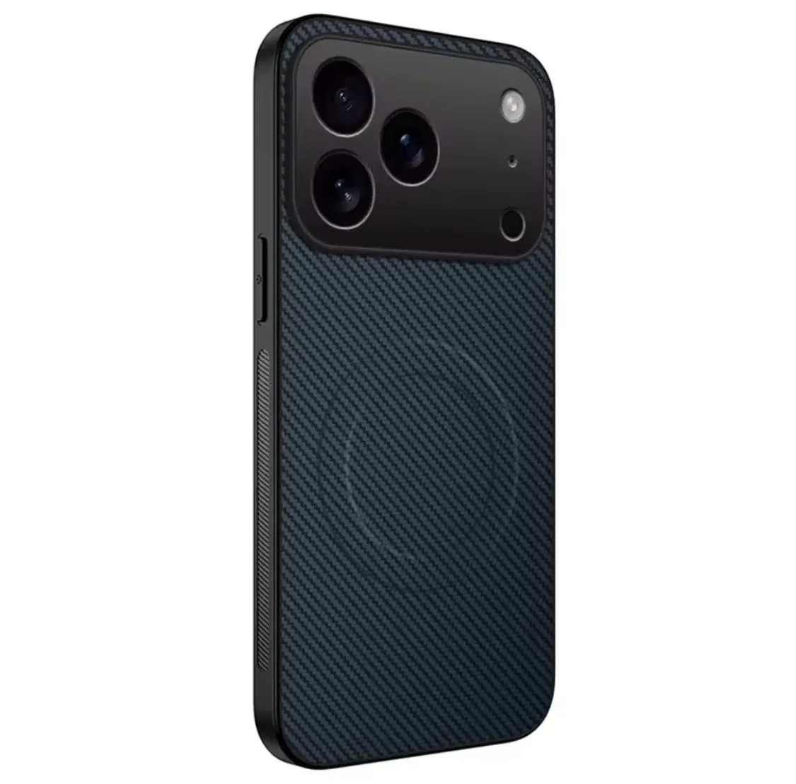 Luxury iPhone Case — Ultra-Thin Carbon Fiber, Magnetic, Shockproof, Military-Grade Protective Cover Fiber, Magnetic, Shockproof, Military-Grade Protective Cover