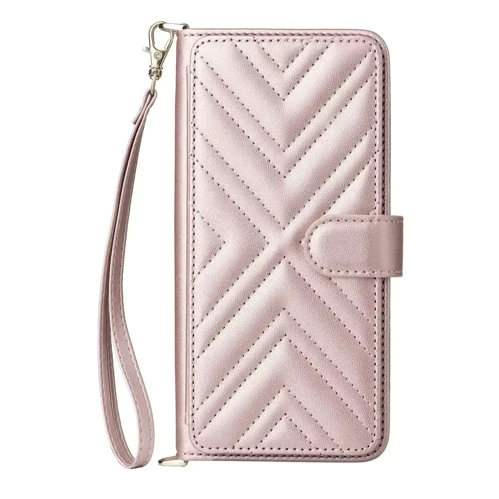 Luxury iPhone Case — Leather Flip Wallet Cover with Card Holder, Shockproof Protective Design and Stylish Full-Body Functionality