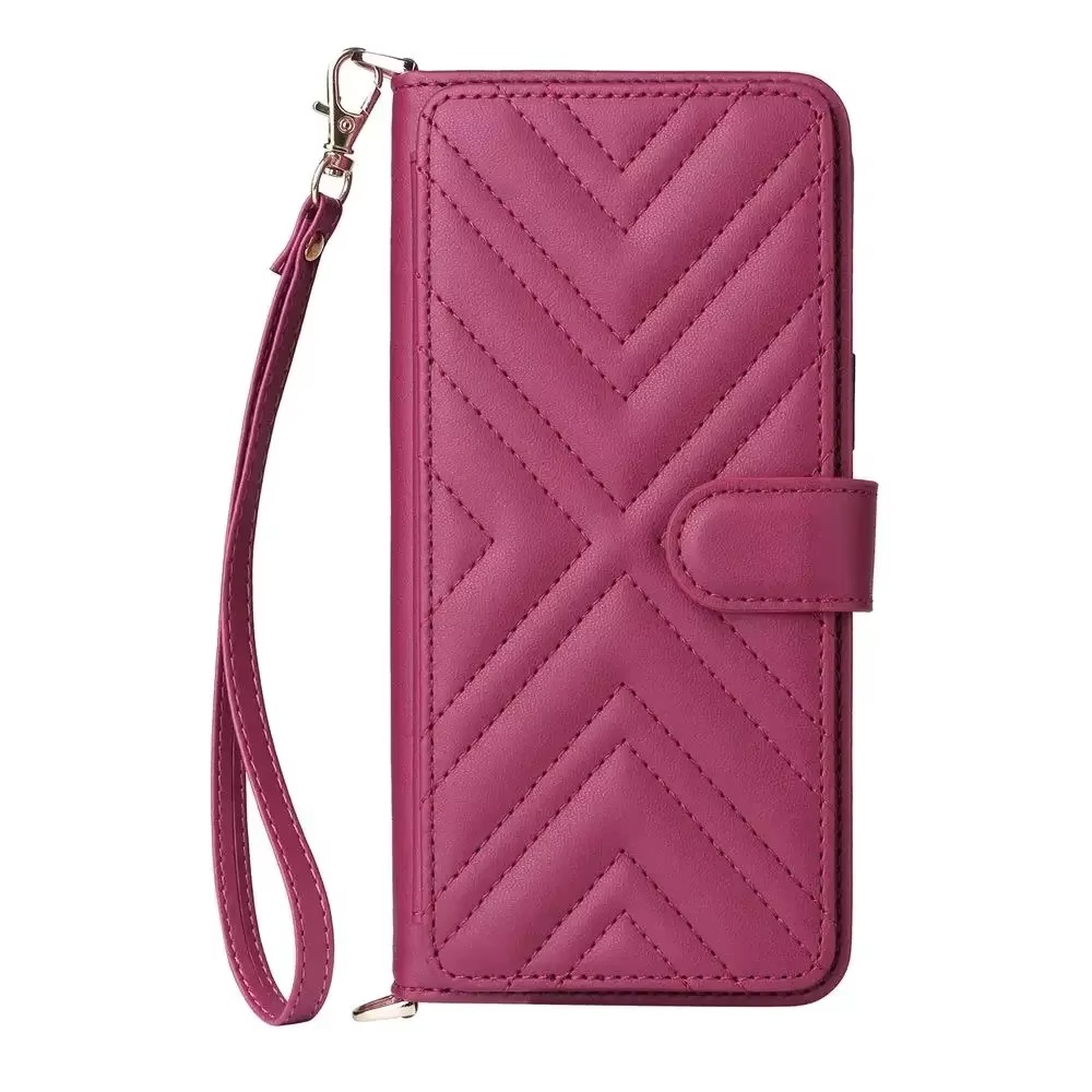 Luxury iPhone Case — Leather Flip Wallet Cover with Card Holder, Shockproof Protective Design and Stylish Full-Body Functionality