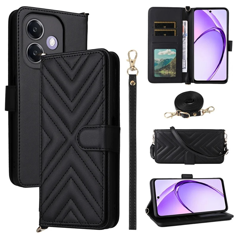 Luxury iPhone Case — Leather Flip Wallet Cover with Card Holder, Shockproof Protective Design and Stylish Full-Body Functionality